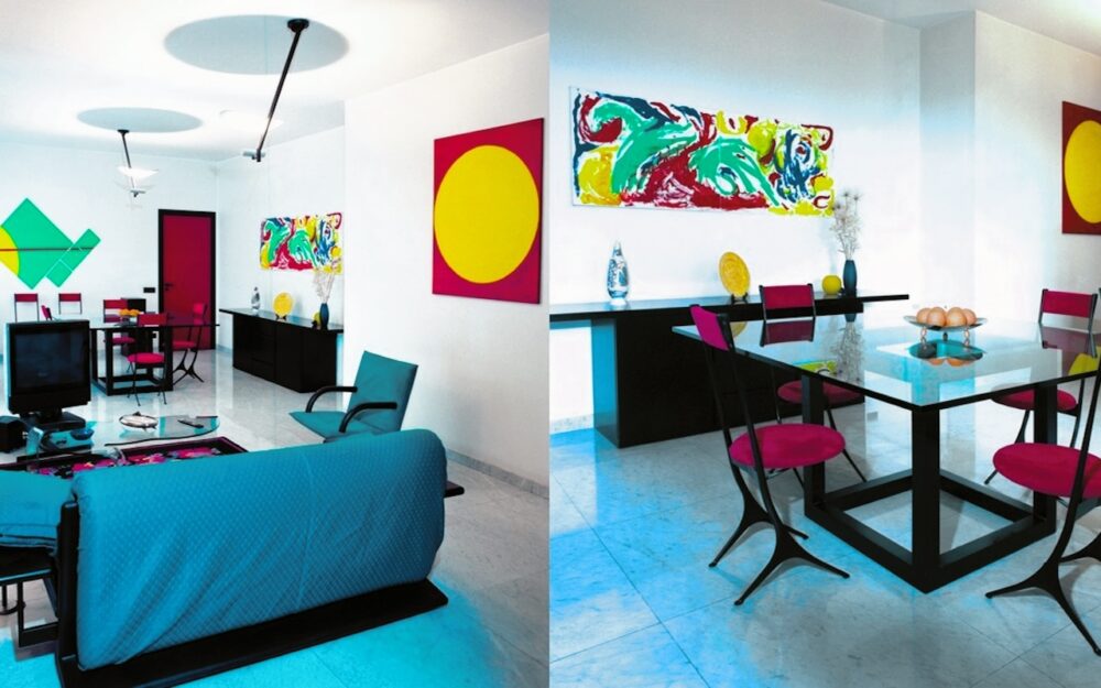 Zona living anni '90 - Michele Panza Architetto