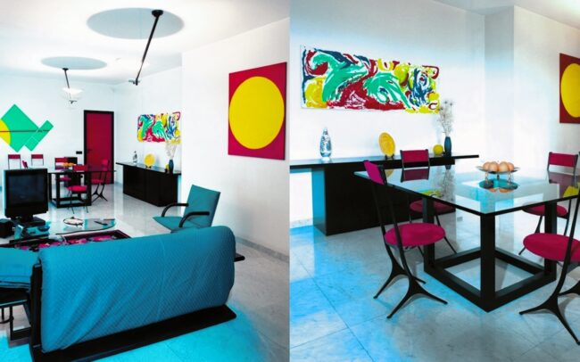 Zona living anni '90 - Michele Panza Architetto