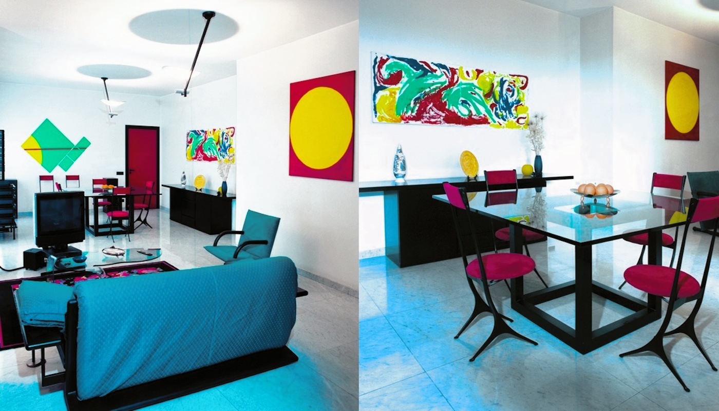 Zona living anni '90 - Michele Panza Architetto