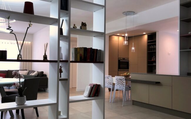 Appartamento con cucina a vista 01 - Michele Panza Architetto