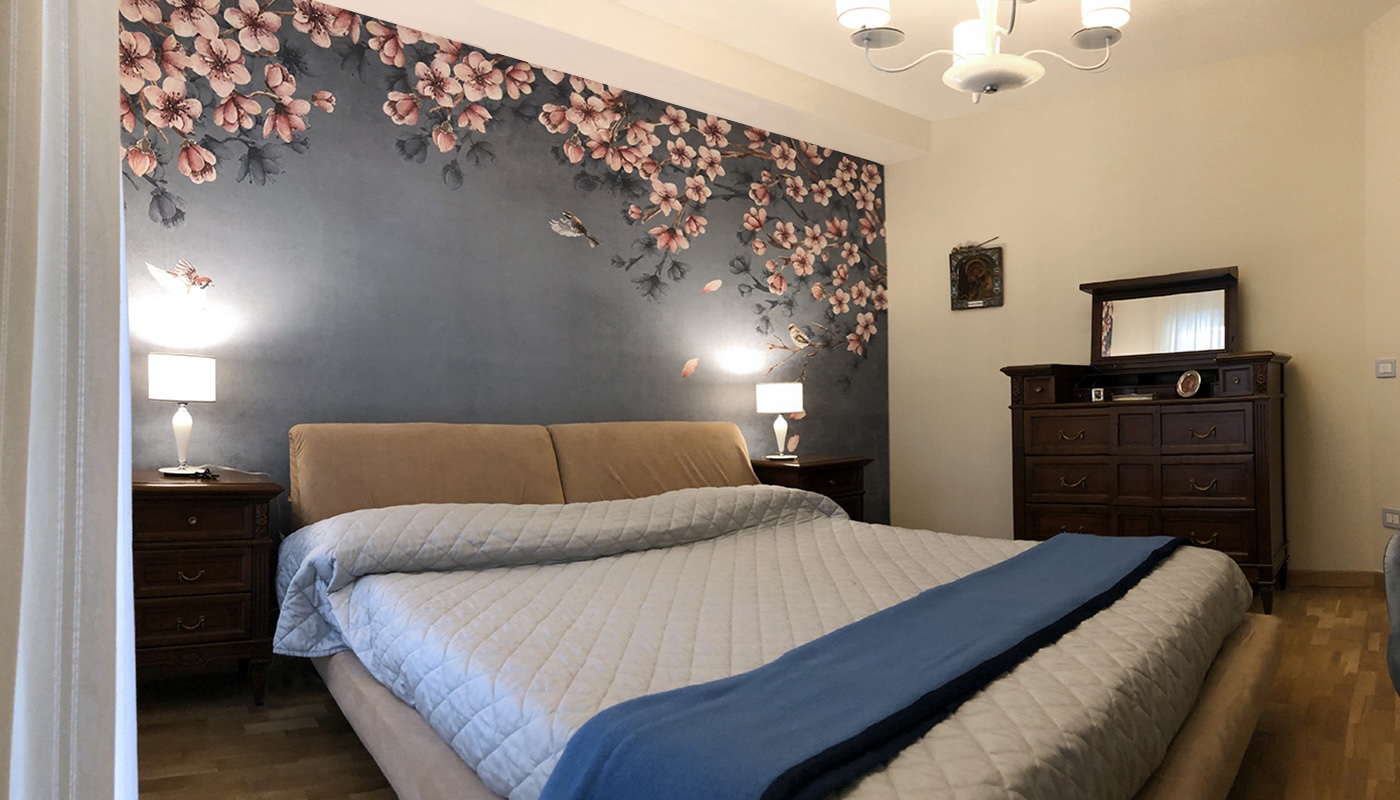 Appartamento con wallpaper 08 - Michele Panza Architetto