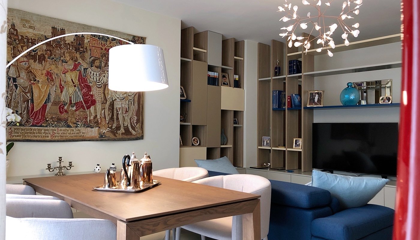 Appartamento con wallpaper 01 - Michele Panza Architetto